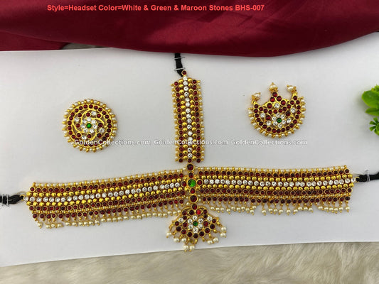 Headpiece for Bharatanatyam dance ornaments BHS-007