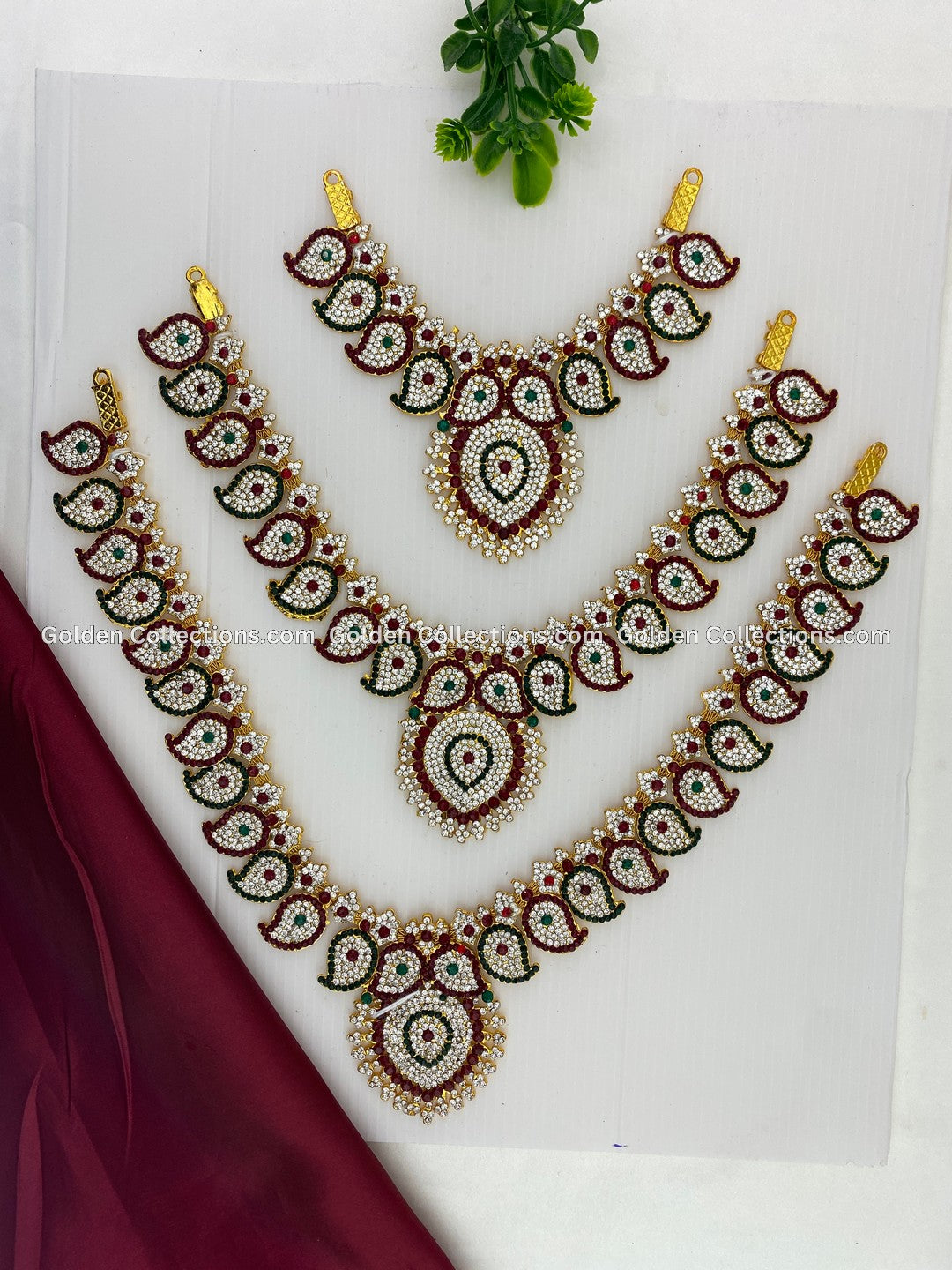 Hindu Deity Jewelry for Women - GoldenCollections DLN-025