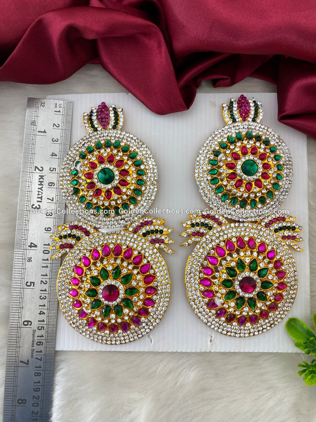 Hindu God Earrings Collection - GoldenCollections DGE-108 2