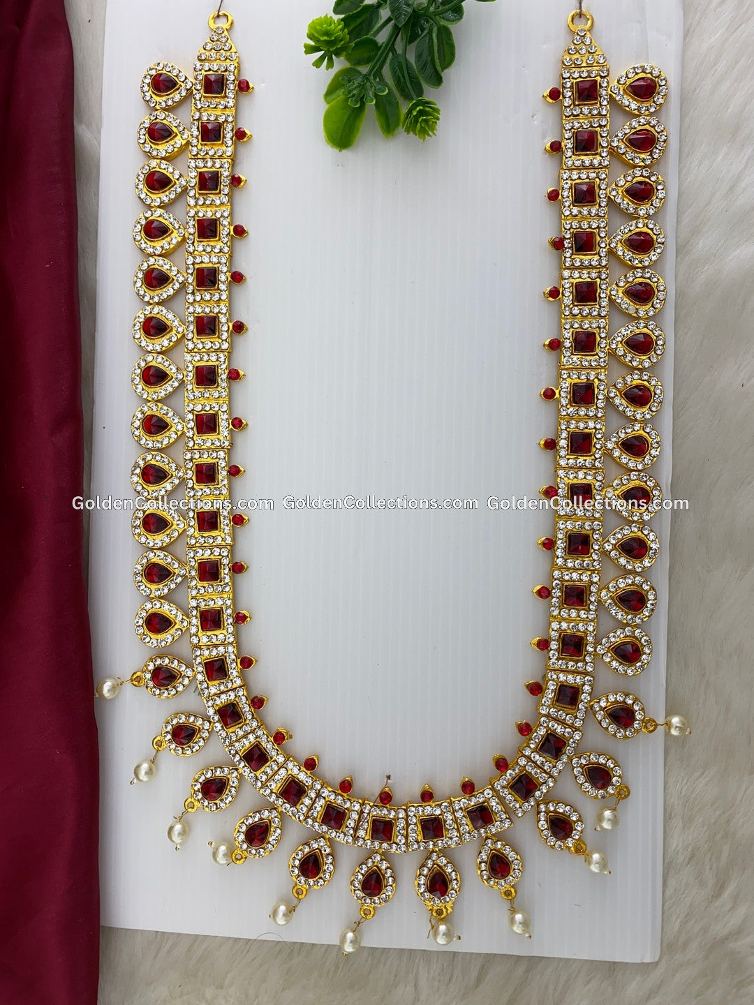 Hindu God Inspired Necklace - GoldenCollections DLN-053