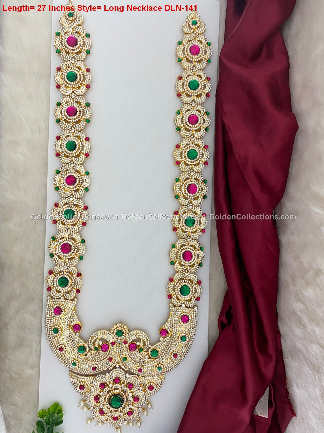Hindu God Jewellery Ensemble - Stone Necklace DLN-141