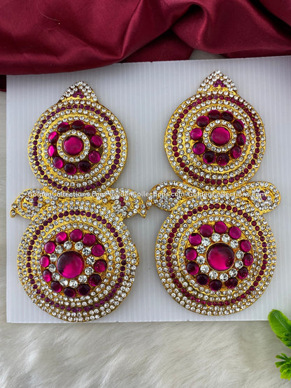 Hindu God Jewelry Earrings - Sacred Designs Collection - DGE-177