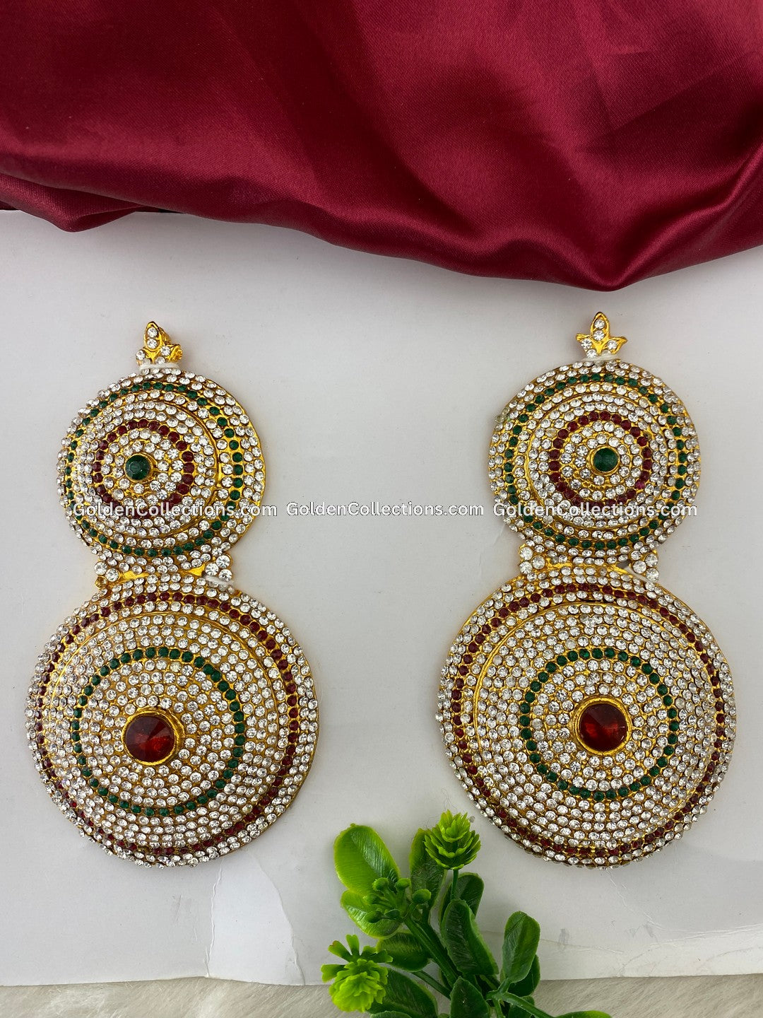Hindu Goddess Jewellery Earrings - Divine Adornments - DGE-151