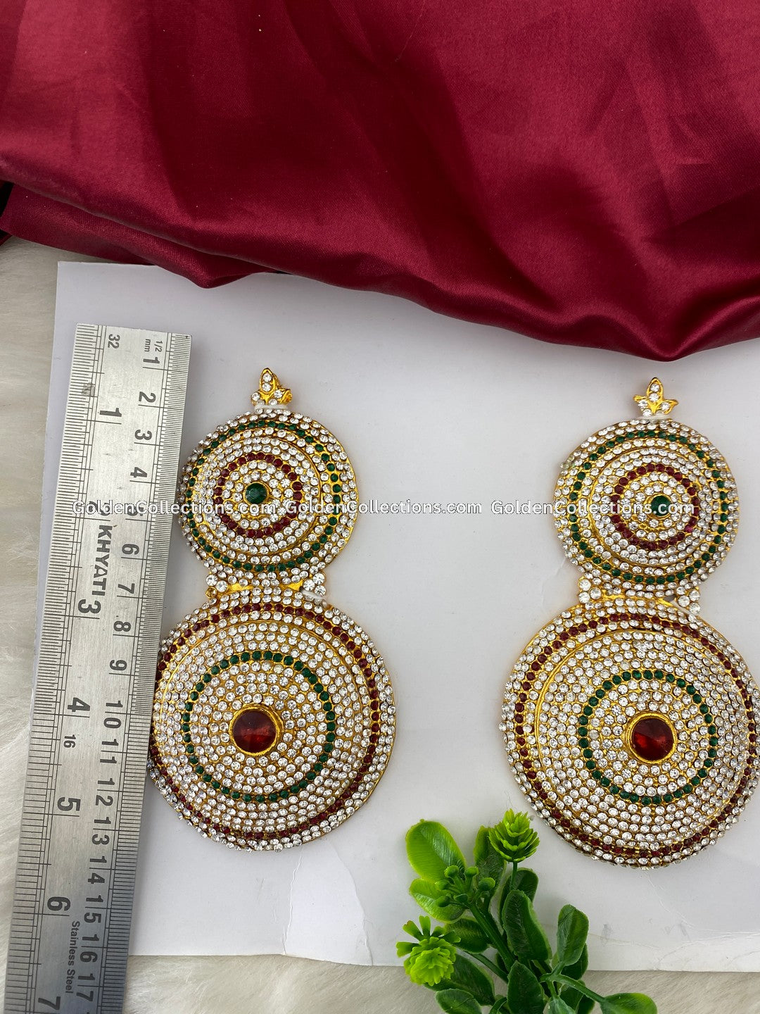 Hindu Goddess Jewellery Earrings - Divine Adornments - DGE-151 2