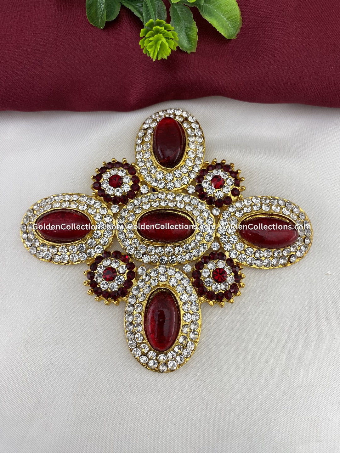 Hindu Goddess Pendant Necklace - GoldenCollections DGP-019