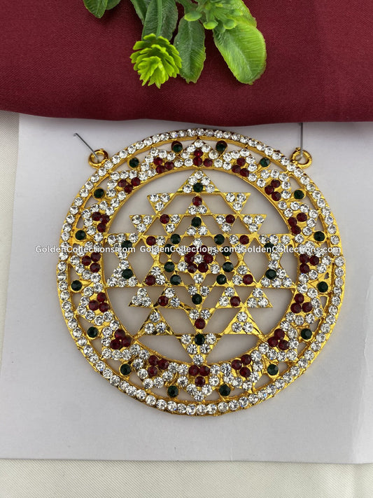Hindu Idols Chest Jewellery Pendant - GoldenCollections DGP-012