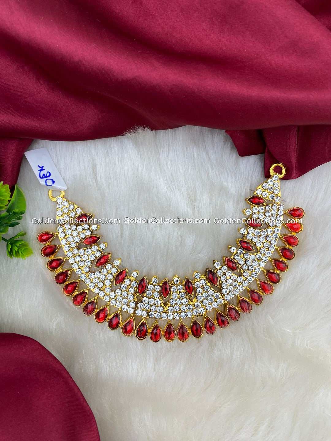 Indian Deity Jewelry - Temple Deity Short Necklace DSN-075
