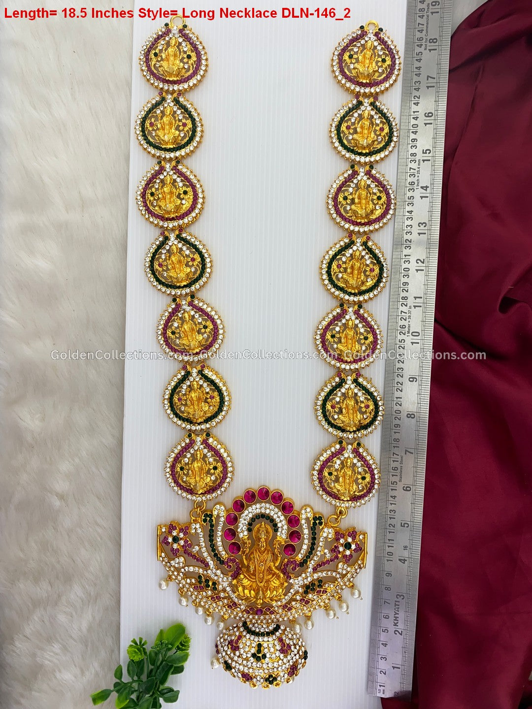 Indian God Jewellery - Ammavaru Long Haram DLN-146 2