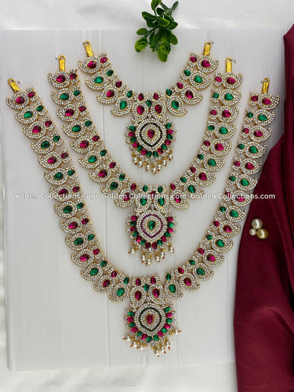 Indian God Jewellery Set - Divine Majesty - GoldenCollections