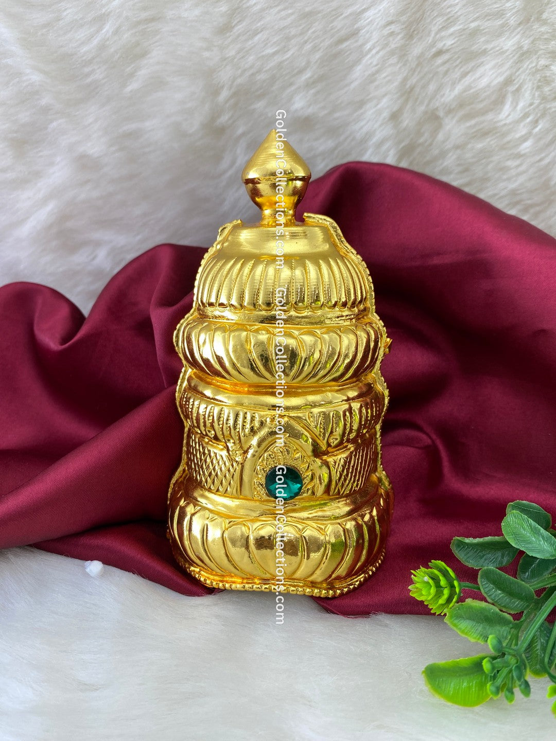 Indian Traditional Gold Plated God Mukut - Buy Online - DGC-244