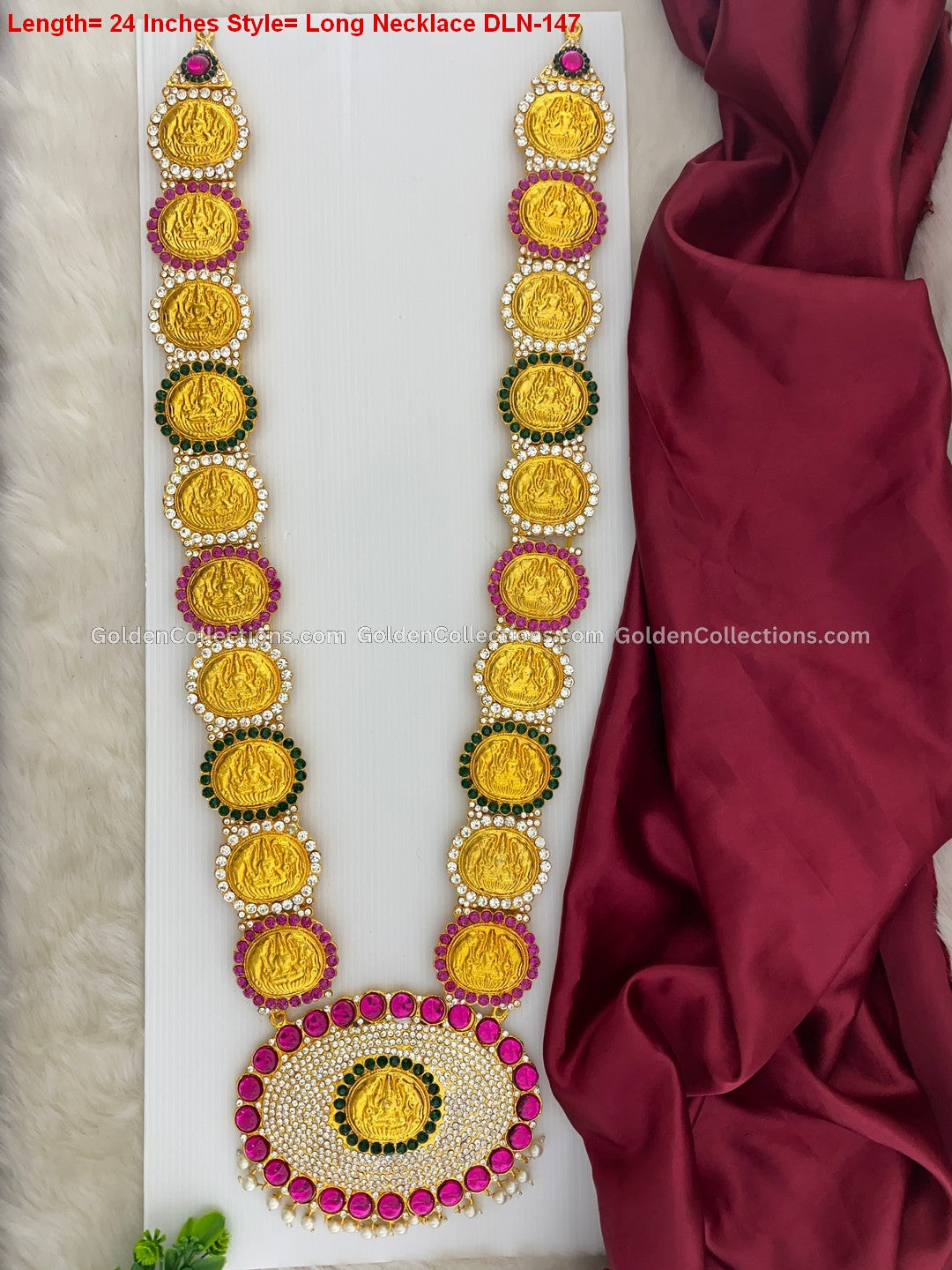 Intricate Divine Lakshmi Jewellery - DLN-147