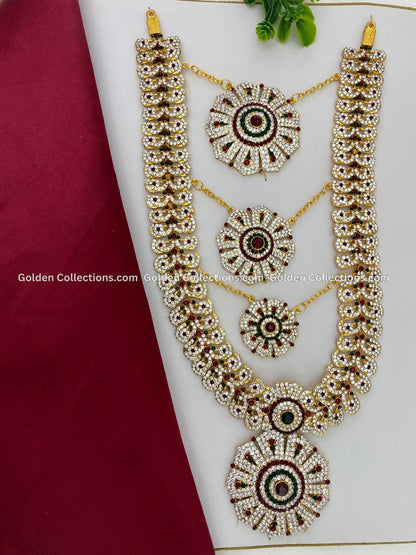 Jewellery Set for Goddess - Divine Radiance - GoldenCollections