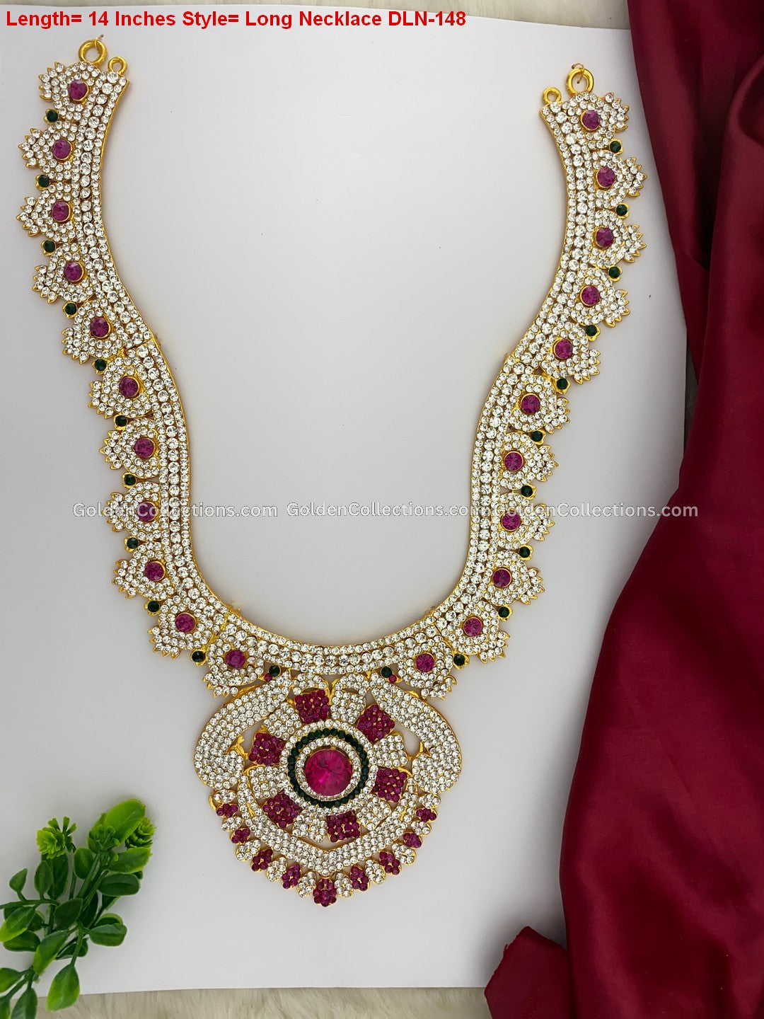 Jhumka Long Harams: Adornments with Elegant Earrings DLN-148
