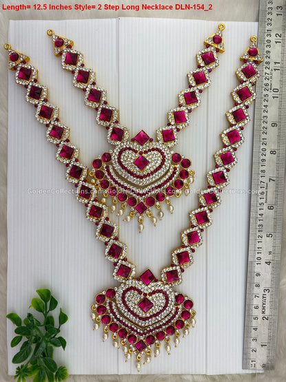 Long Necklace with Deity Pendant: Graceful Adornments DLN-154 2