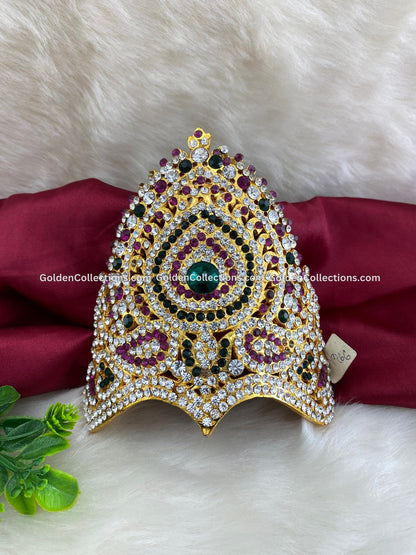 Online Shopping: Sacred Goddess Amman Kireedam Crown - DGC-0174