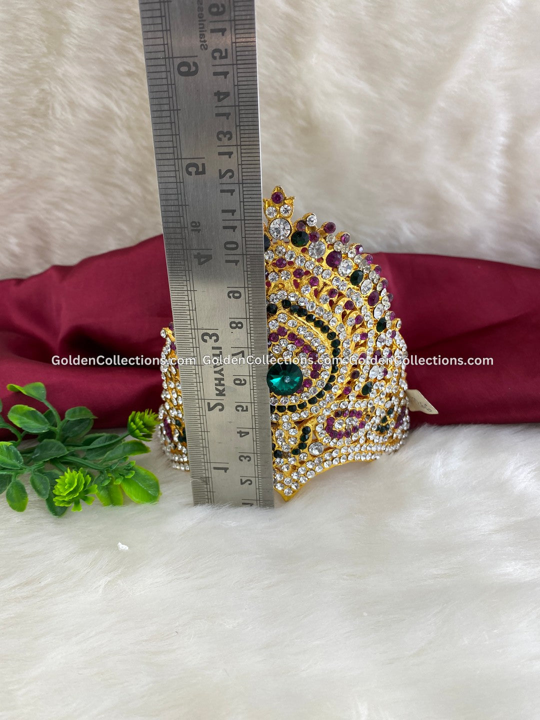 Online Shopping: Sacred Goddess Amman Kireedam Crown - DGC-0174 2