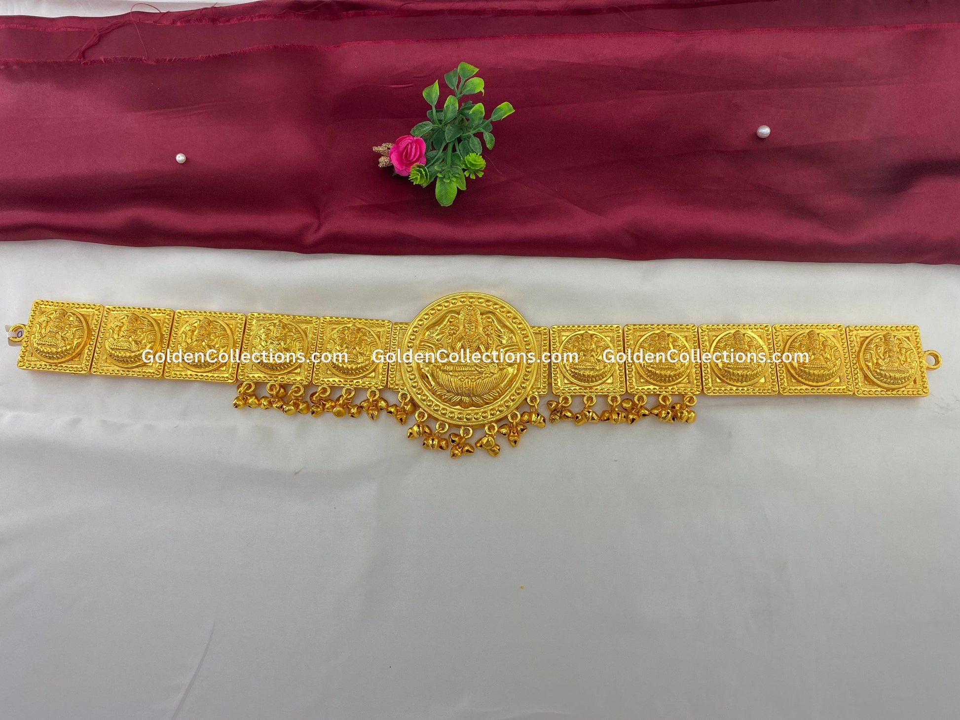 Ornate Bharatanatyam Kamarbandh - GoldenCollections BWB-010