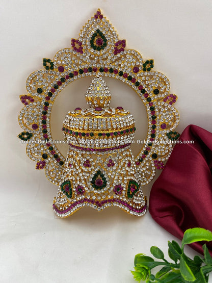 Ornate Crown for Deity - GoldenCollections DGC-052