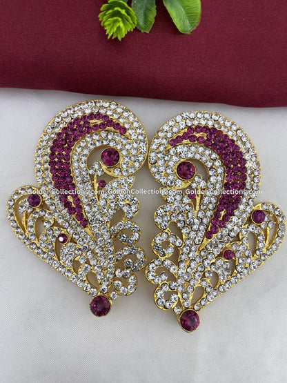 Ornate Ear Ornaments - GoldenCollections DGE-072