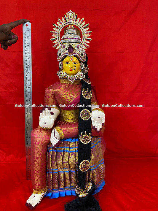 Varalakshmi Amman Idol Full Set 26 in Multi Color VVD097 for Varalakshmi Vratham pooja image 2