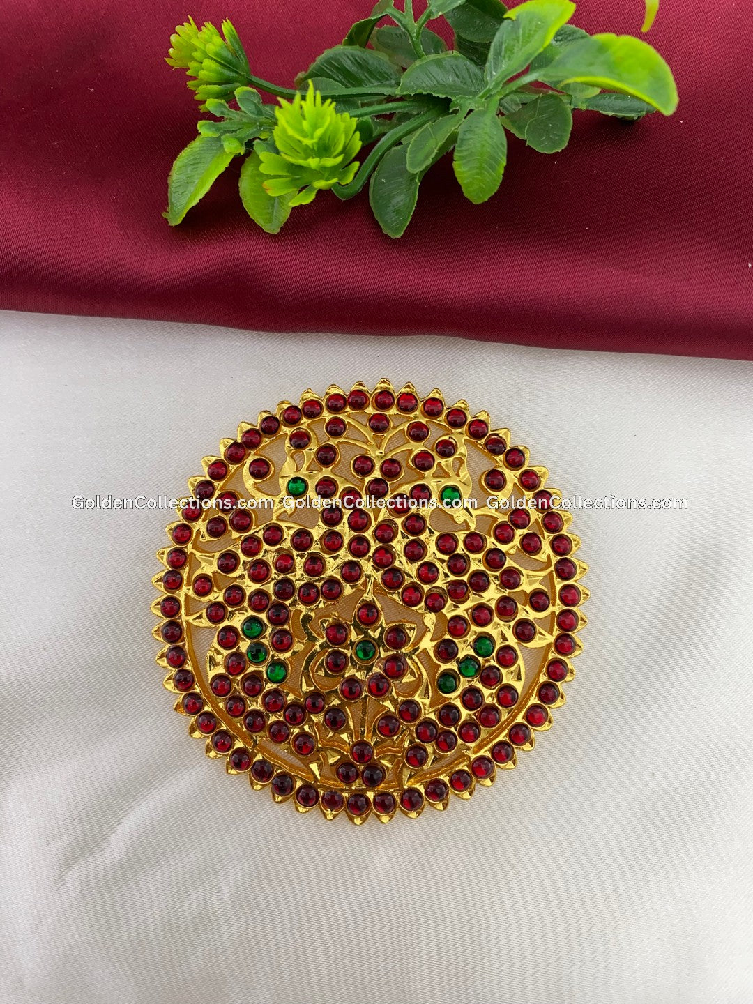 Bharatanatyam Rakodi Hair Ornament BHA-053 for Bharatanatyam and Kuchipudi dance hairstyle