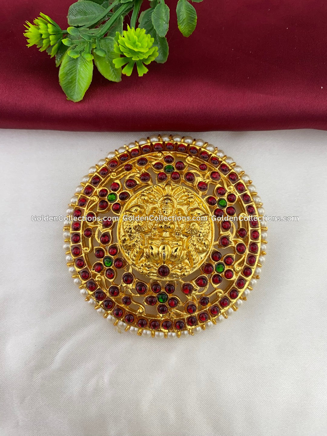 Bharatanatyam Rakodi Hair Ornament BHA-040 for Bharatanatyam and Kuchipudi dance hairstyle