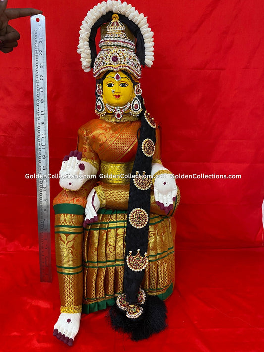Varalakshmi Amman Idol Full Set 26 in Multi Color VVD102 for Varalakshmi Vratham pooja image 2