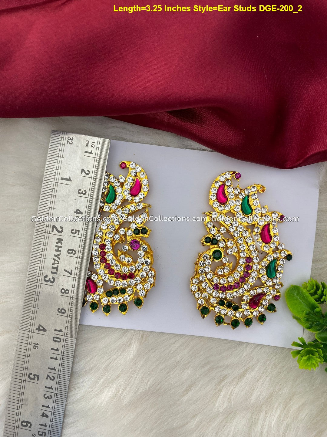 Sacred ear ornaments for idols - GoldenCollections DGE-200 2