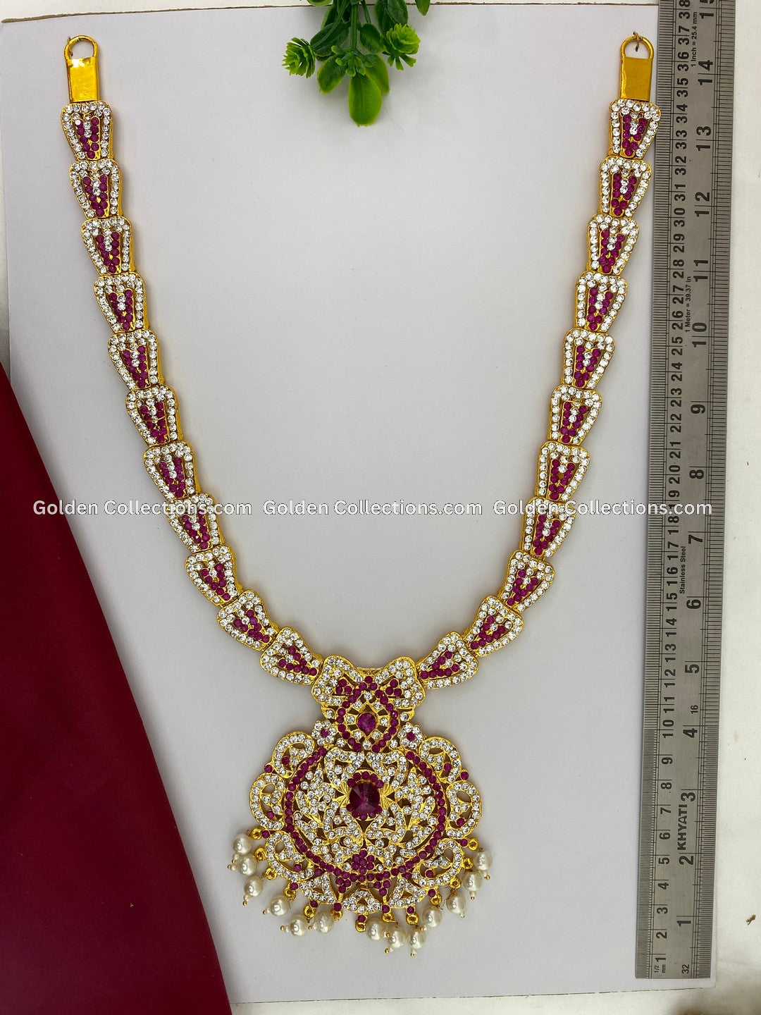 Shop Now Ornate Deity Long Necklace - GoldenCollections 2