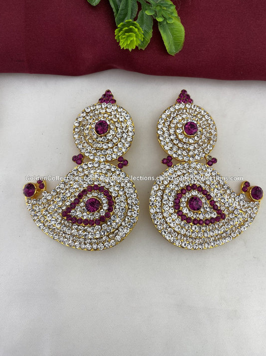 Swamy Alangaram Ear Ornaments - GoldenCollections DGE-052