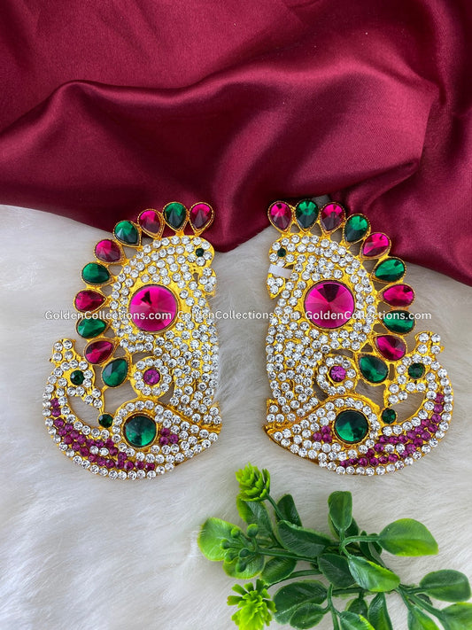 Swamy Alangaram Earrings - Divine Ear Ornaments - DGE-112