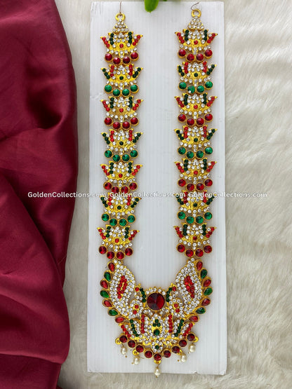 Temple Deity Long Necklace - GoldenCollections DLN-026