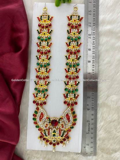 Temple Deity Long Necklace - GoldenCollections DLN-026 2
