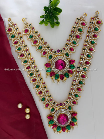 Temple Deity Necklace - GoldenCollections DSN-025