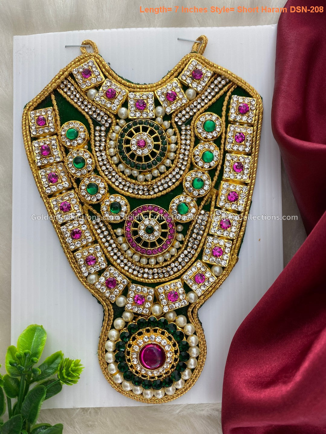 Traditional God Jewellery - Exclusive Amman Short Haram - DSN-208