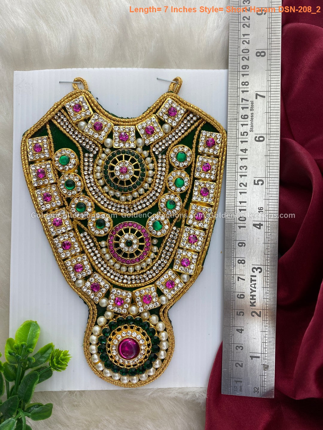 Traditional God Jewellery - Exclusive Amman Short Haram - DSN-208 2