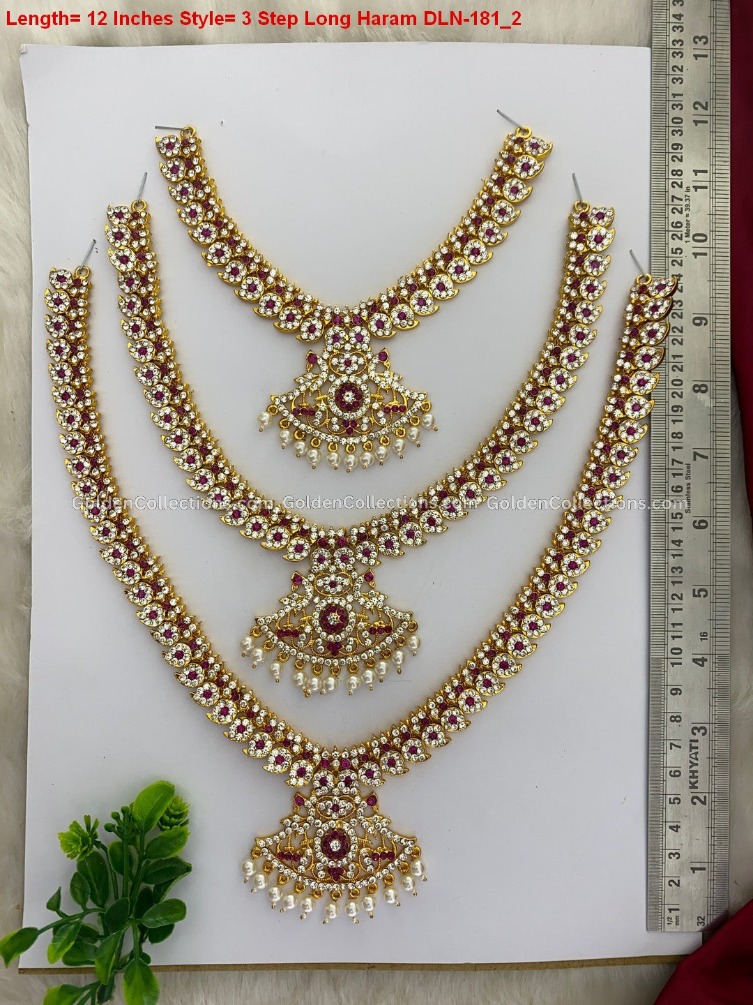 Traditional Goddess Lakshmi Necklace - DLN-181 2