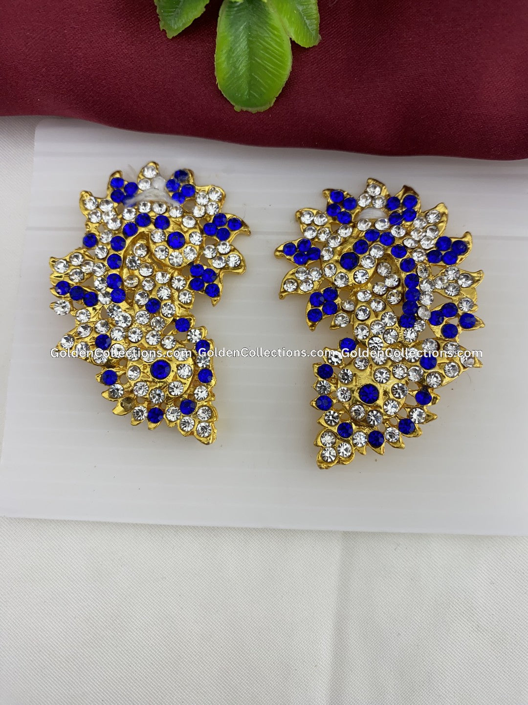 Traditional Karna Pathakkam - Divine Jewellery - GoldenCollections DGE-054