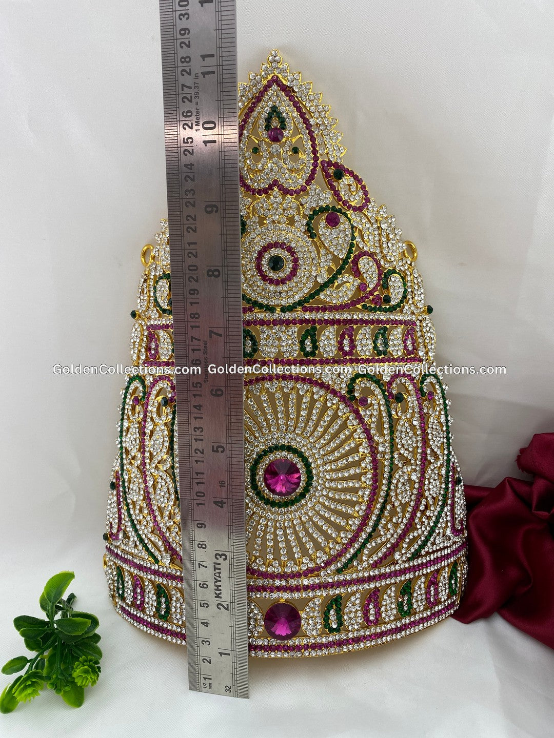 Traditional Mukut for Deity - GoldenCollections DGC-119 2