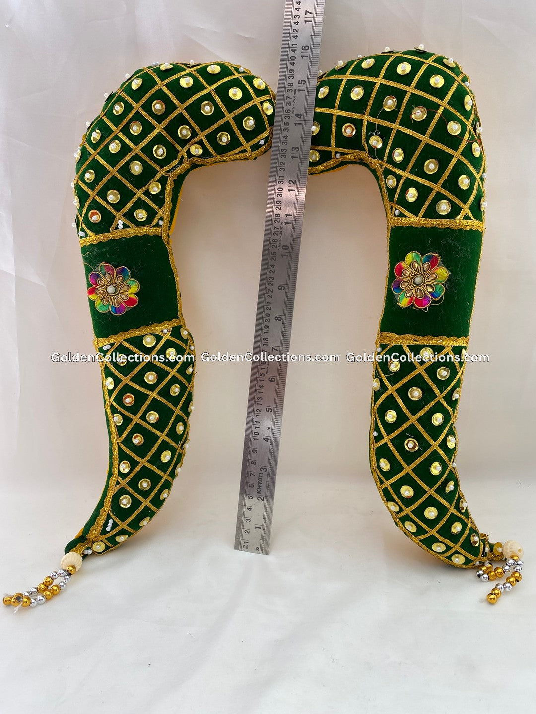 Vagamalai Bhujalu - Varalakshmi Idol Decoration Items Online Medium Green DVT-006