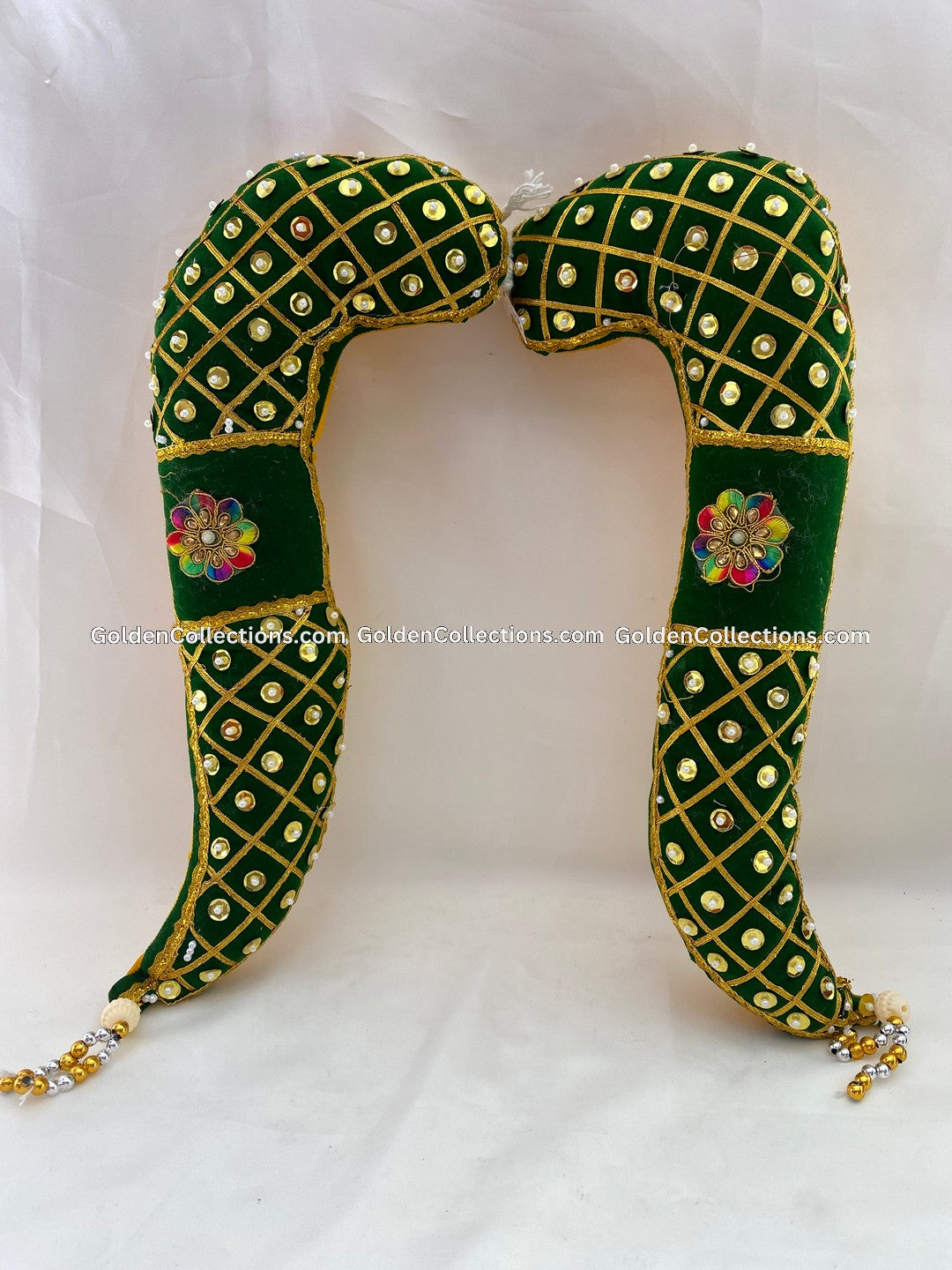 Vagamalai Bhujalu - Varalakshmi Idol Decoration Items Online Medium Green DVT-006 2