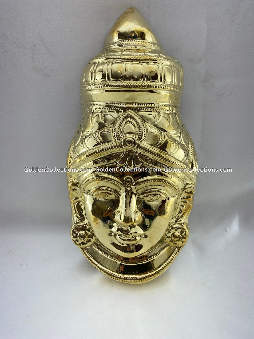 Varalakshmi Amman Face in Brass - GoldenCollections VDF-013