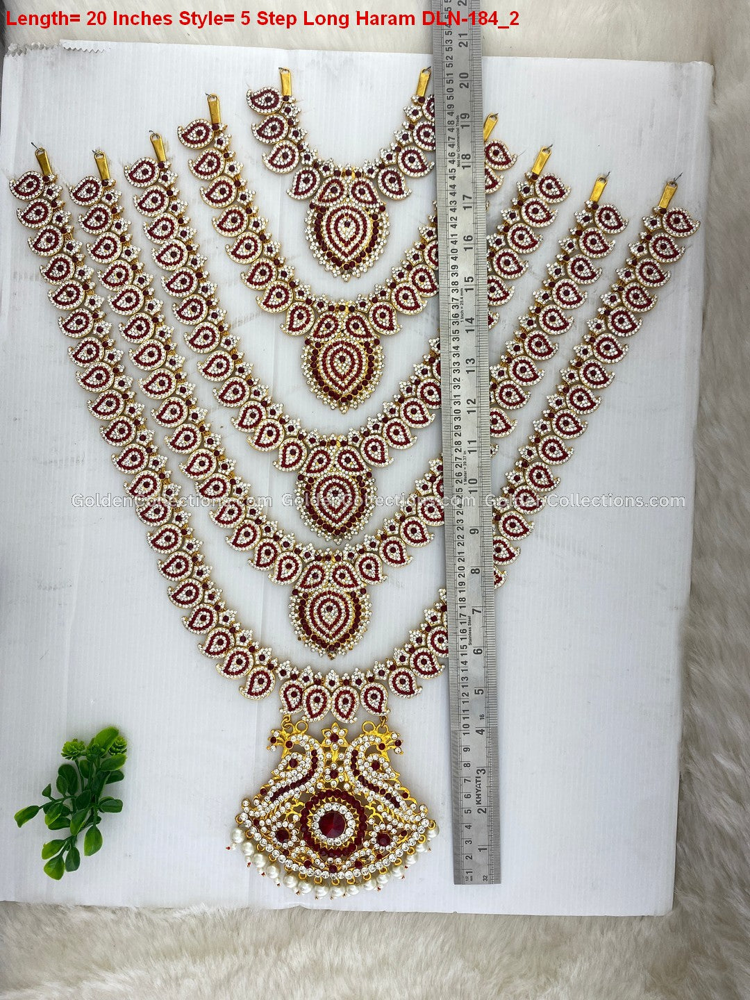 Varalakshmi Deity Long Necklace - DLN-184 2