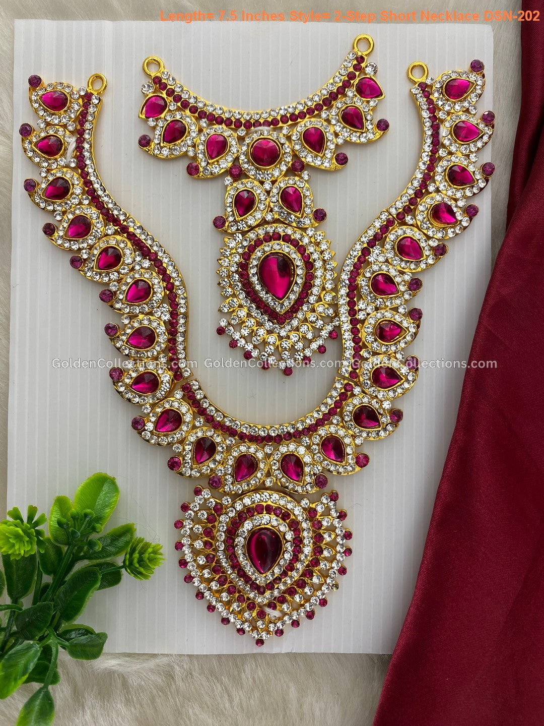 Varalakshmi Devi Short Haram - Exquisite Deity Jewellery - DSN-202