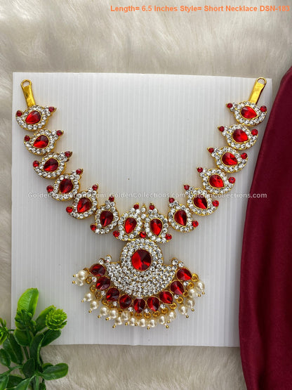 Varalakshmi Devi Short Necklace - Buy Deity Ornaments - DSN-183