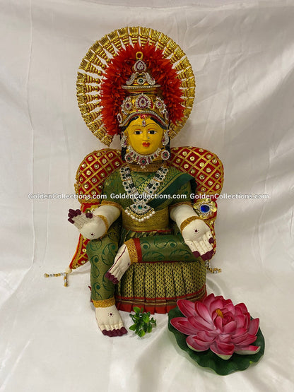 Varalakshmi Idol with Jewelry - Adorned with Elegance - VVD-009