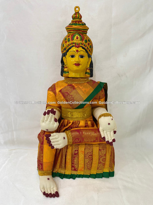 Varalakshmi Amman Idol Full Set 19 in Multi Color VVD039 for Varalakshmi Vratham pooja image 1