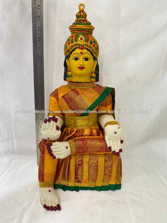 Varalakshmi Amman Idol Full Set 19 in Multi Color VVD039 for Varalakshmi Vratham pooja image 2
