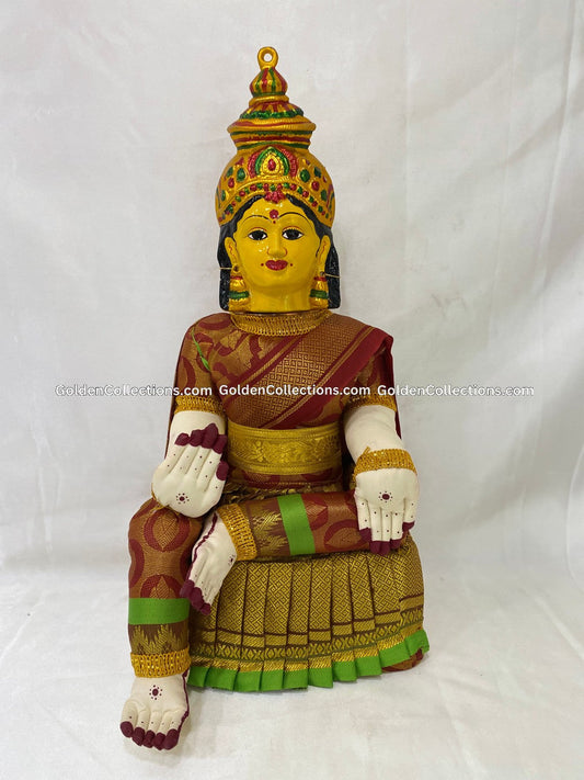 Varalakshmi Amman Idol Full Set 19 in Multi Color VVD040 for Varalakshmi Vratham pooja image 1