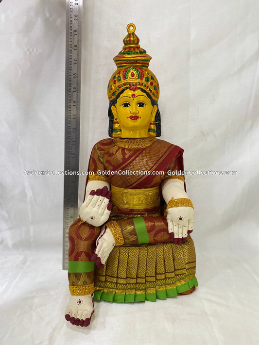 Varalakshmi Amman Idol Full Set 19 in Multi Color VVD040 for Varalakshmi Vratham pooja image 2